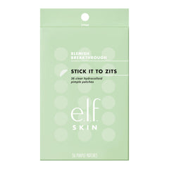 Parche transparente de e.l.f. SKIN listo para tratar imperfecciones.