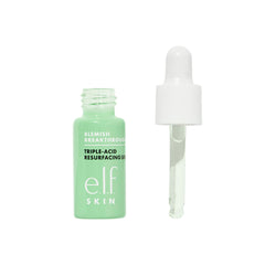 e.l.f. SKIN Blemish Breakthrough mini-serum, botella para uso nocturno suave.