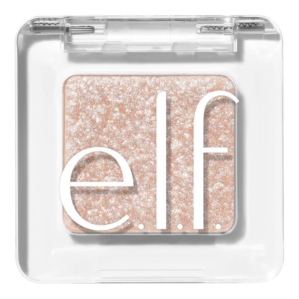 e.l.f. Fine as Fleck en envase, brillo suave para cualquier look.