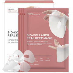 Elixbloom Bio-Collagen Mascara: hidratación nocturna para piel radiante.