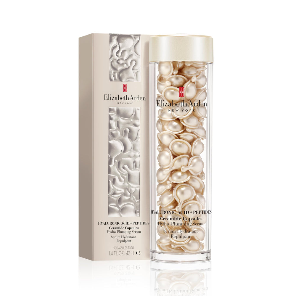 Elizabeth Arden, bote de cápsulas, ofrece hidratación intensa con hialurónico de penetración profunda.