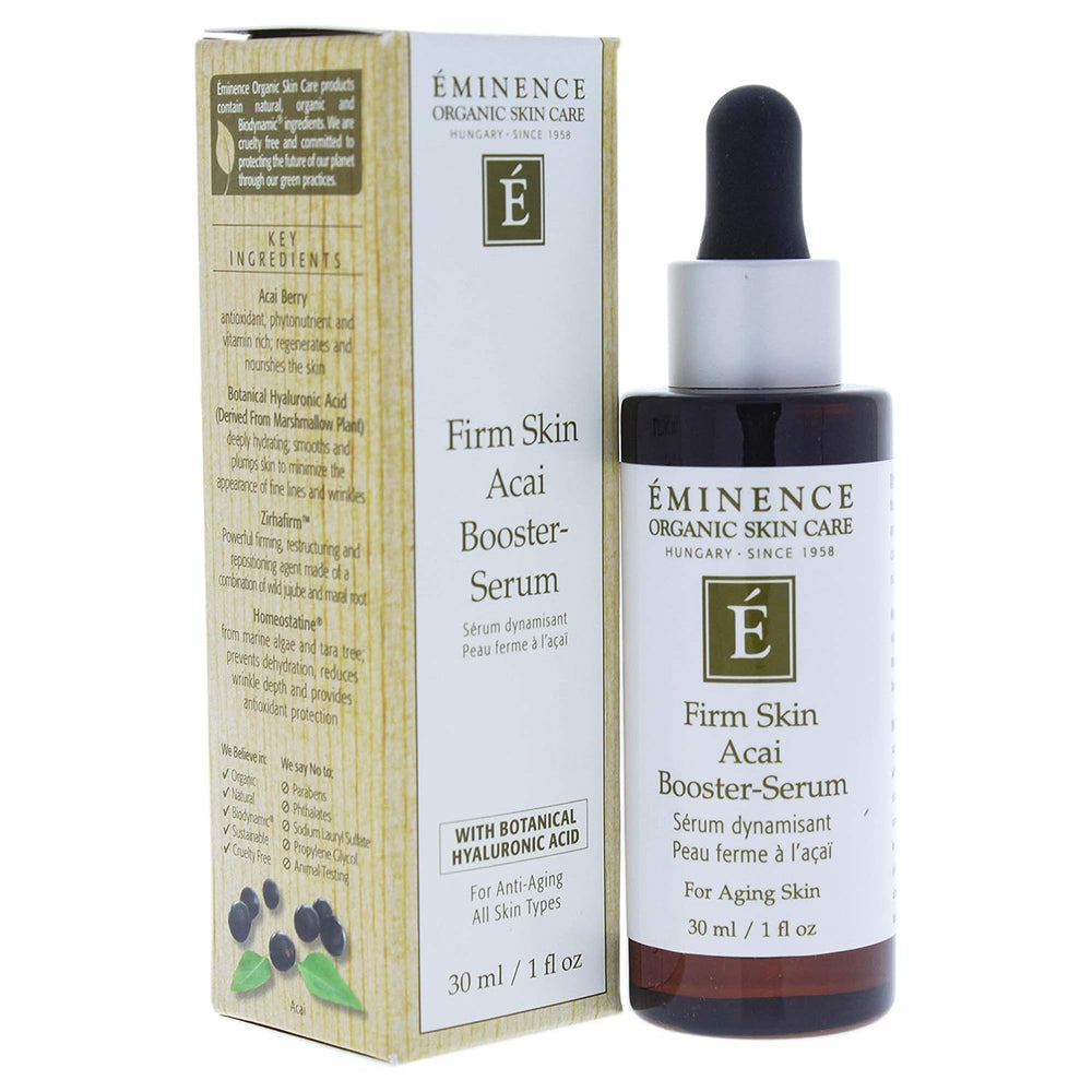 Eminence suero potenciador de acai: botella lista para uso diario.