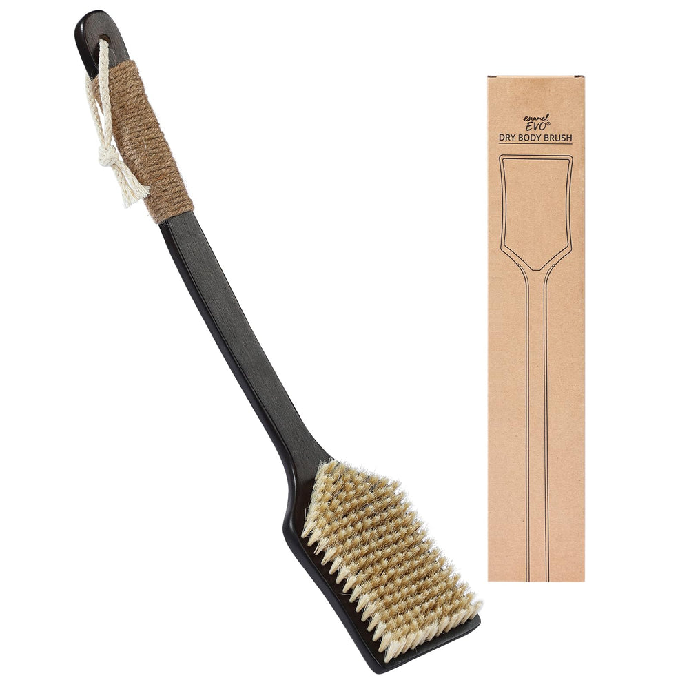 EnamelEVO cepillo-espalda-curvo para alcanzar la espalda con comodidad