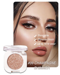 Enfuntins sombra de ojos, brillo microfinos, textura suave para un parpadeo cómodo.