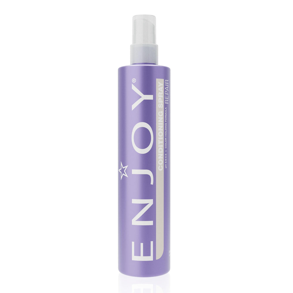 Enjoy Conditioning Spray: botella desenredante para facilitar peinado y proteger el color