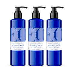 Loción corporal EO con lavanda francesa para uso diario, cuidado suave de la piel.