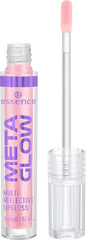 essence Meta Glow brillo iridiscente en labios para un efecto suave