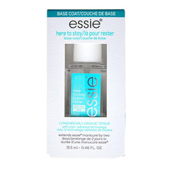 Base transparente de essie para una manicura de larga duración.