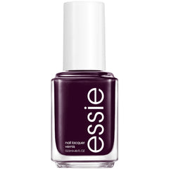 Es irresistible esmalte essie morado en botella, color de salón sofisticado