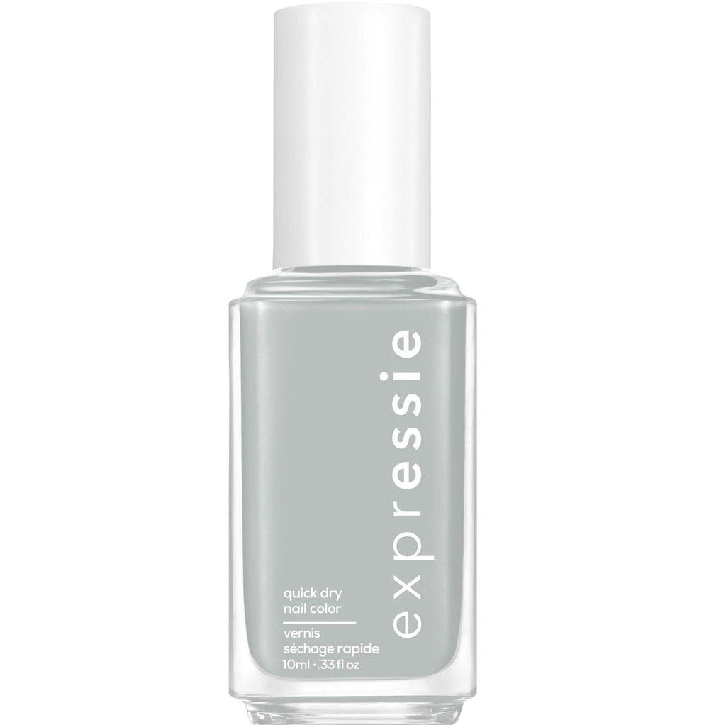 essie Expressie secado rápido en In The Modem, tono gris claro para uñas.