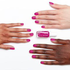 essie expressie tono rosa movimientos de poder, cremoso y vibrante.