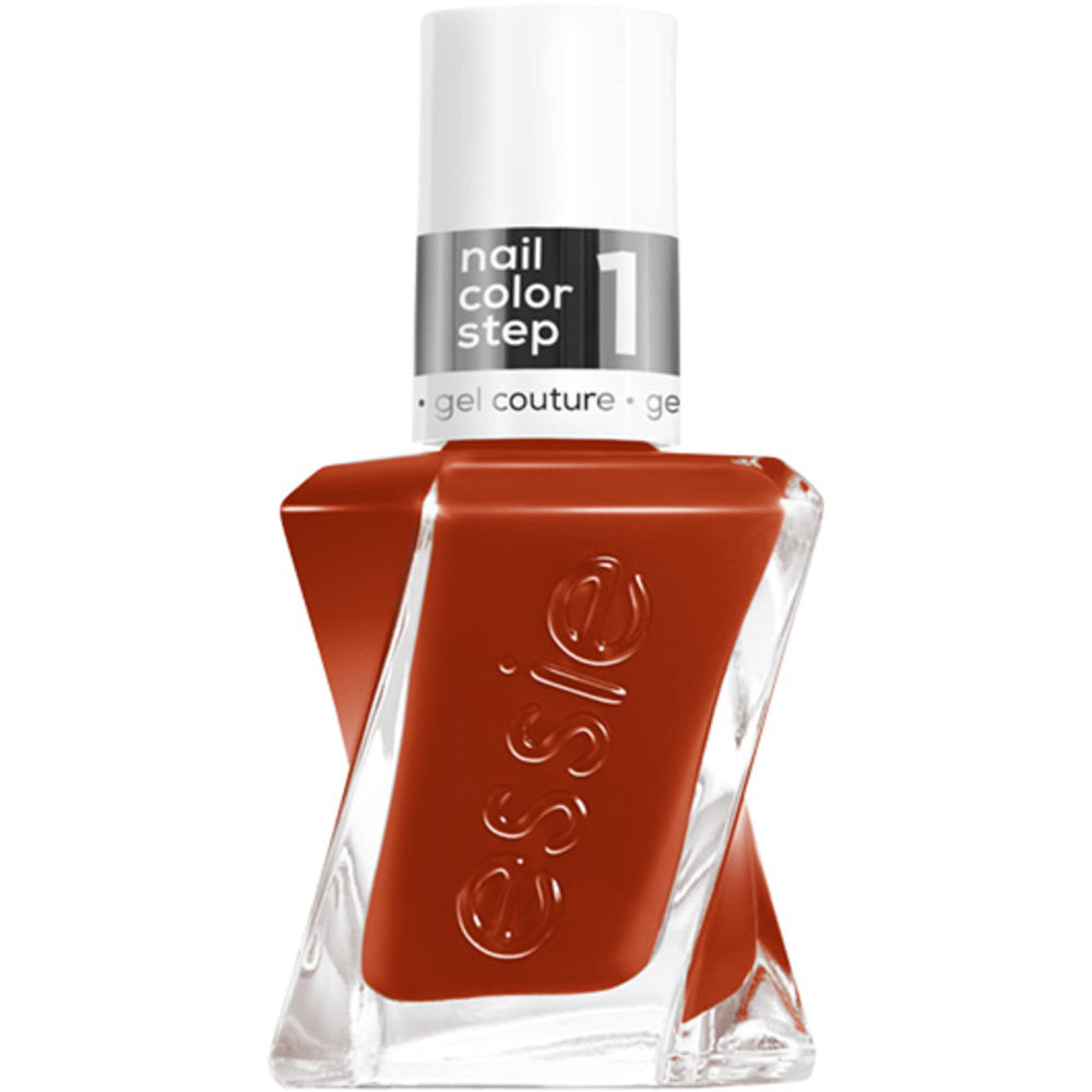 essie Gel Couture botella ámbar marrón con brillo duradero sin lámpara UV