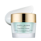 Estée Lauder DayWear Matte Gel muestra textura fresca para piel con brillo controlado.