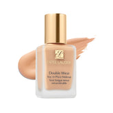 Estée Lauder Double Wear, botella frente, acabado mate duradero todo el día.