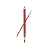 Estée Lauder delineador labios Rose-14, enfocado en el empaque, ofrece definición precisa.
