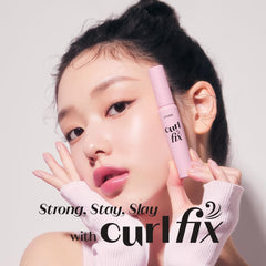 ETUDE Curl Fix Mascara, curva sostenida 24 horas para un look duradero.