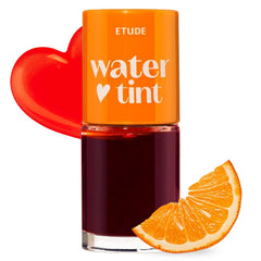 ETUDE Dear Darling Water Tint Naranja Ade en labios, color duradero y hidratación suave.