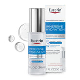 Sérum Eucerin Hidratación Inmersiva en botella de 30 ml para hidratación duradera.