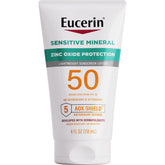 Eucerin Sun Sensitive, tubo de 118 ml, protección mineral para piel sensible.