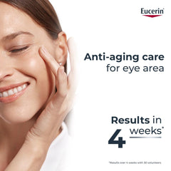 Textura enriquecida de Eucerin Volume-Filler en el contorno ocular.