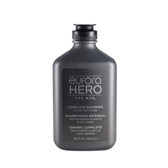 Botella de Eufora Hero para Hombres, champú completo, limpieza profunda sin resecar.