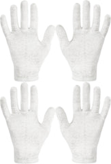Guantes hidratantes Eurow para manos secas usados de noche para mayor suavidad.