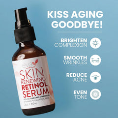 Textura cremosa del Sérum Retinol Eva Naturals para rostro