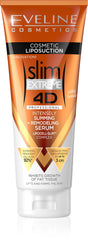EVELINE Slim Extreme 4D Serum, botella: favorece la lipólisis localizada.