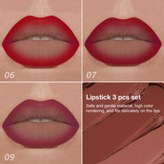 evpct labial gradiente rojo clasico: color intenso para todo el día.