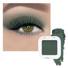 evpct Paleta sombras verde oscuro mate para look duradero