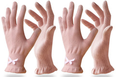 Evridwear guantes algodón hidratantes noche: humectan y suavizan manos durante el descanso