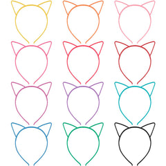 Diadema Exacoo orejas-gato-coloridas, perfectas para looks temáticos.