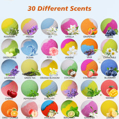 Excalla pack de 30 bombas de baño, regalo ideal para fiestas infantiles.