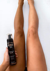 Bronceado Mousse con fragancia vainilla para una experiencia agradable durante la aplicación.