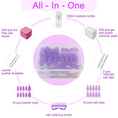 Eyxformula kit-quitar-esmalte-gel-pies: uso cómodo y seguro en uñas de los pies.