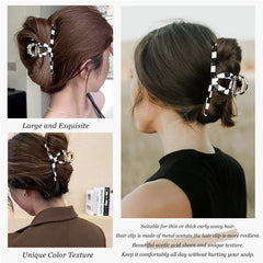 FAELBATY pinza para cabello, diseño de bucle elegante para uso diario.