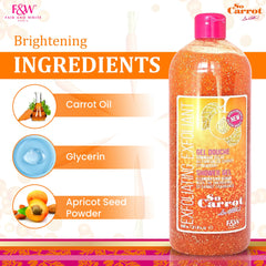 FAIR & WHITE So Carrot gel ducha espumoso, limpieza suave para la piel