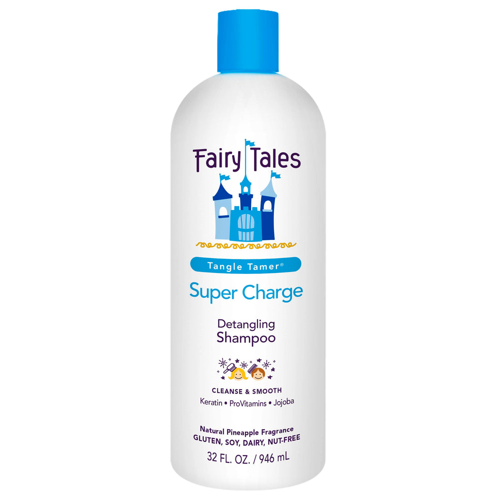 Fairy Tales Tangle Tamer frente de la botella, desenredo suave para peinado diario