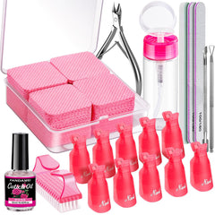 Clips para uñas Fandamei: remoción de gel más limpia y segura