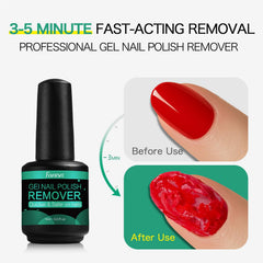 Fanisn gel remover rápido 3-5 minutos para uñas