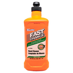 Limpieza de manos con Fast Orange, crema suave que cuida la piel y elimina grasa