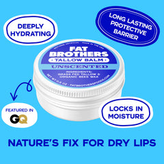 Balsamo Fat Brothers con cera de abejas organica protege sin irritar.