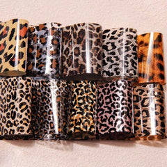 FBABFBUO Diseños leopardos en uñas, resultado profesional en minutos.