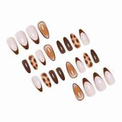 FBABFBUO kit uñas acrilicas 24 piezas, manicura rápida en casa.