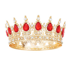 Feltent corona con cristales resplandecientes para ocasiones especiales