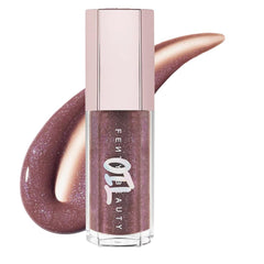 Fenty Beauty bomba de brillo labial Rosa Ámbar, realza color natural con brillo luminoso