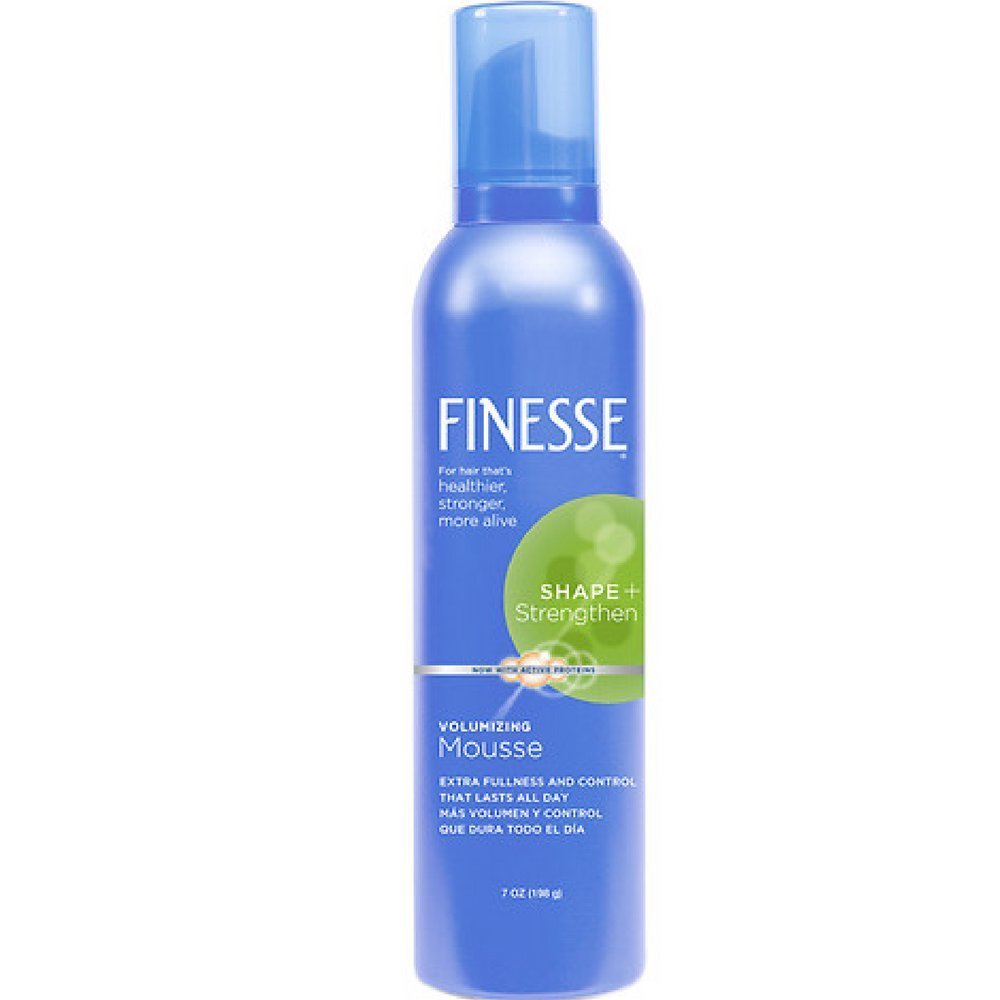 Finesse mousse voluminizante para cabello, ajuste automático y cuerpo natural