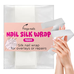 Finga-Nails envoltura de seda para uñas de 46 cm, parche discreto para reparaciones rápidas.