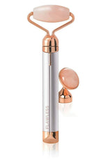Prensa de ojos de cuarzo rosa de Finishing Touch Flawless Contour para reducir hinchazón.