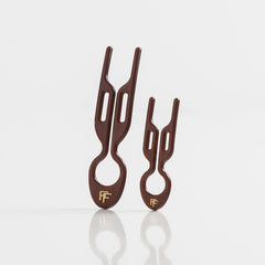 No1 Hairpin Petite, fijación estable para cabello fino y rizado, manteniendo volumen.